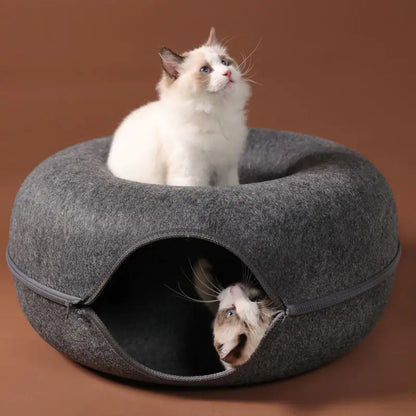 PurrNest Donut Bed