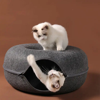 PurrNest Donut Bed