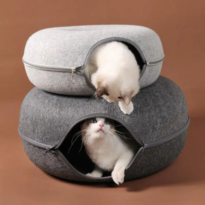PurrNest Donut Bed